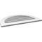Ekena Millwork Round Top Surface Mount PVC Gable Vent: Functional, w/ 3-1/2"W x 1"P Standard Frame, 34"W x 22"H GVPRT34X2201SF - alternate 2